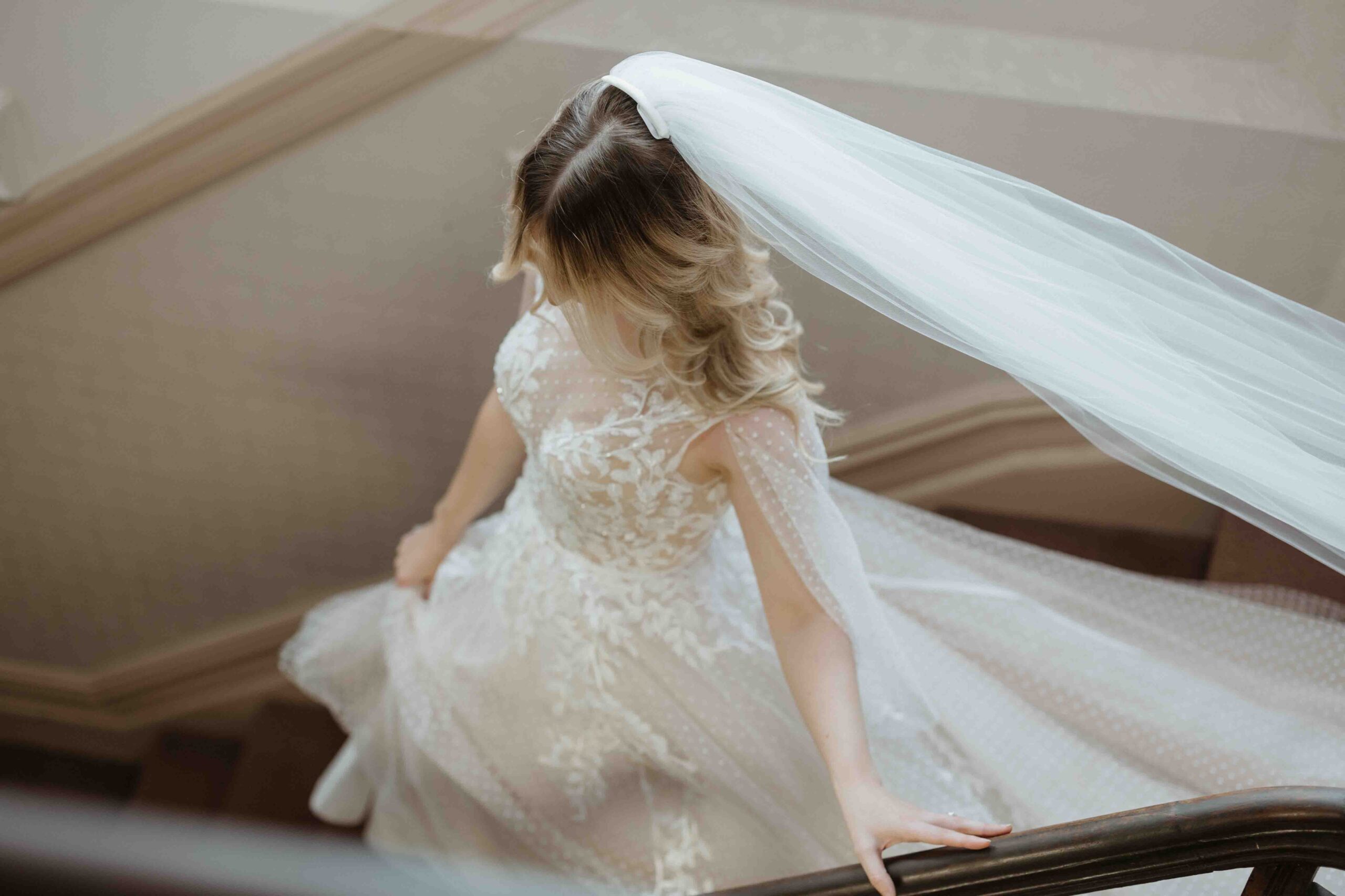 Beautiful Bride about to walk down a Church aisle for her wedding in Perth WA