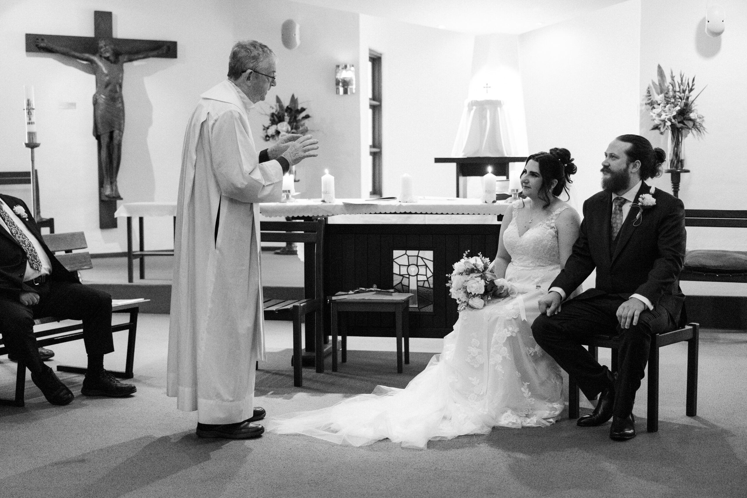 Church wedding ceremony in Perth, Western Australia