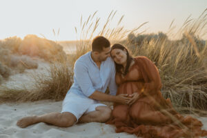 Maternity photoshoot at City Beach